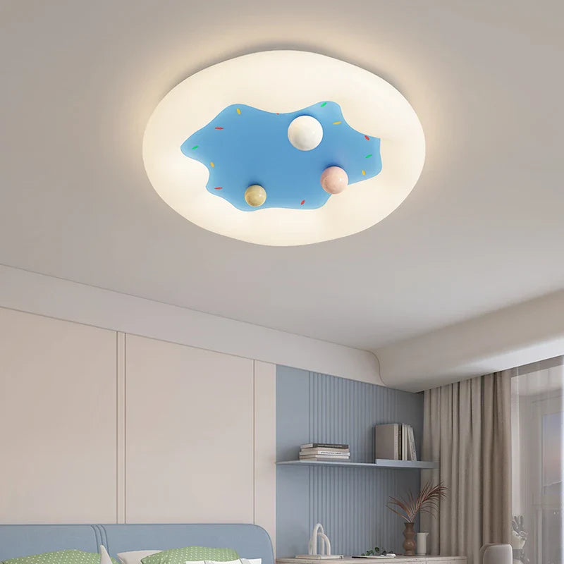 Afralia™ Kids Room Chandelier Remote Dimable Ceiling Lights