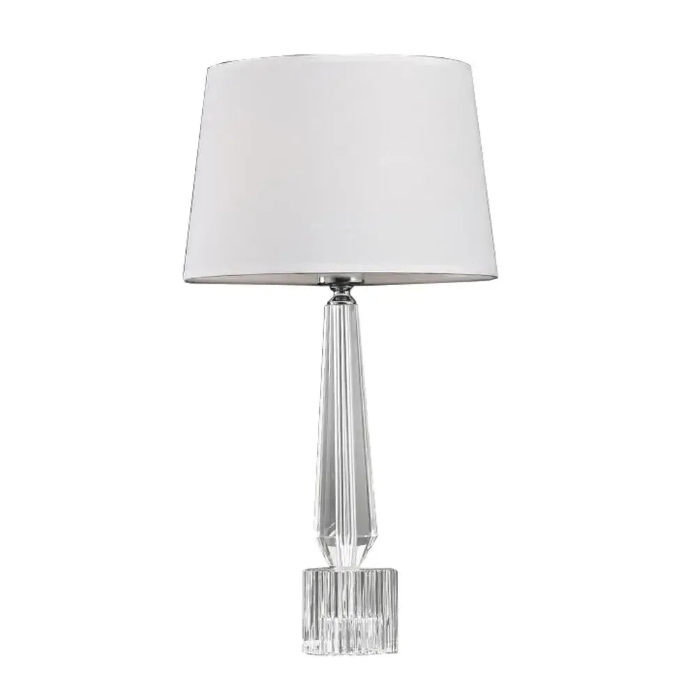 Afralia™ Crystal Table Lamp with Remote Control, LED Light for Living Room, Bedroom & Bedside