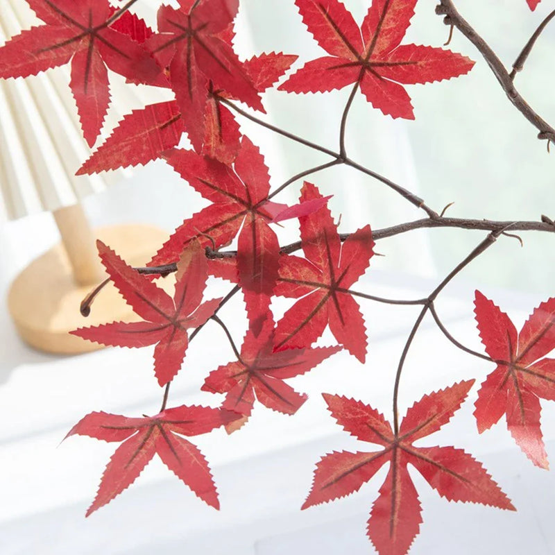 Afralia™ Artificial Maple Leaf Bouquet for Wedding and Home Decor