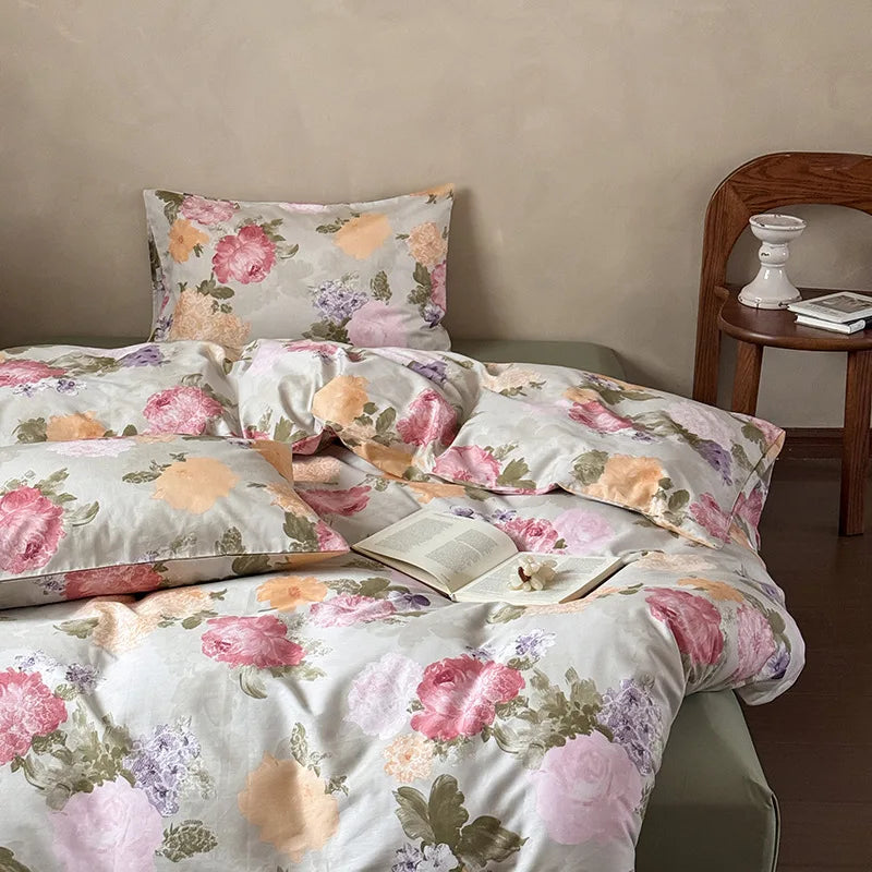 Afralia™ Floral Print Bedding Sets: Soft Comfort for All Seasons