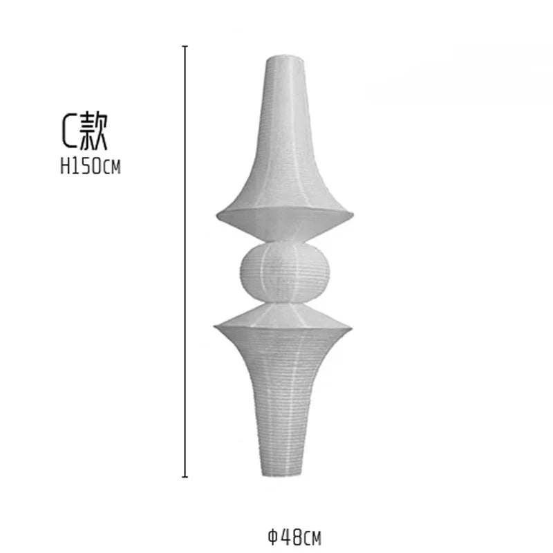 Afralia™ Akari Noguchi Vintage Pendant Lights LED E27 for Bar Loft Studio