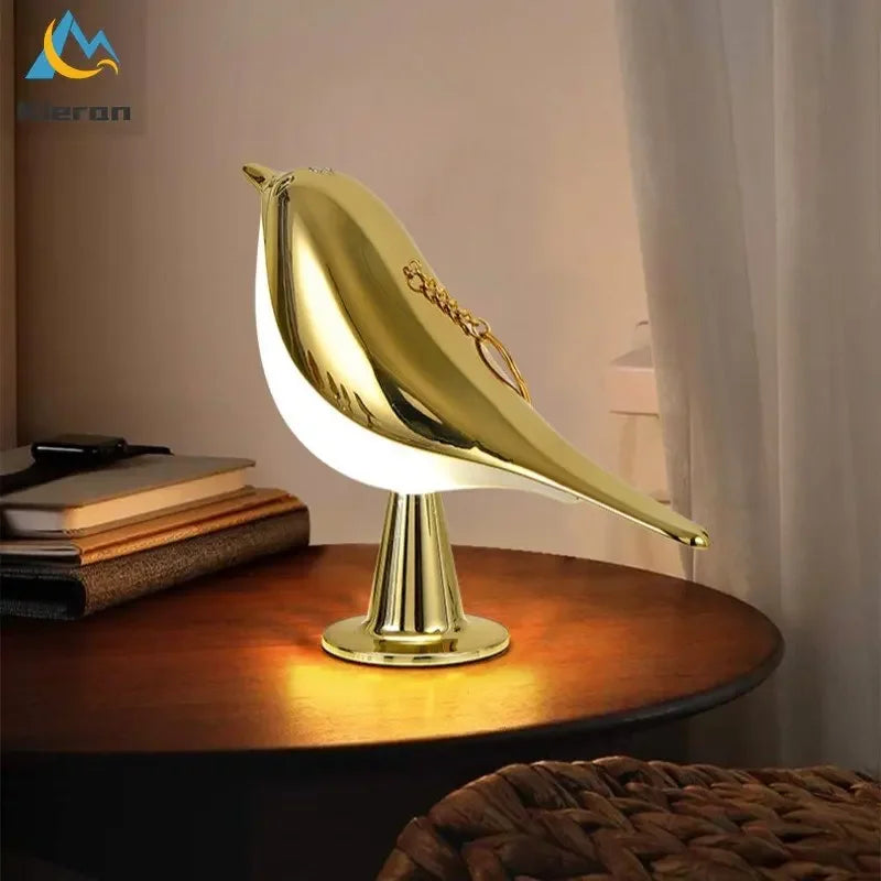 Afralia™ Magpie LED Desk Lamp - Touch Control, Bird Floor Lamp & Aromatherapy Feature