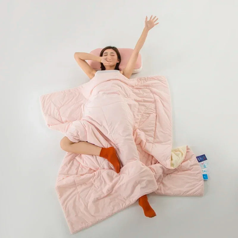 Afralia™ Cooling Fabric Double-Sided Summer Blanket - Light Cooled Comforter