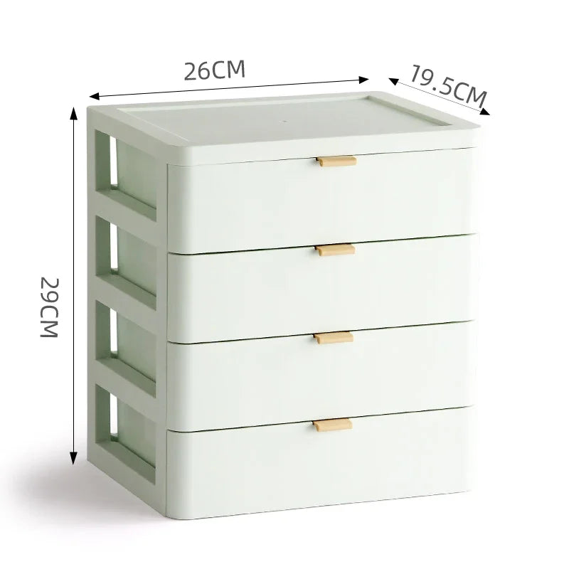 Afralia™ Desktop Organizer Drawer Cosmetic Rack Jewelry Storage Box