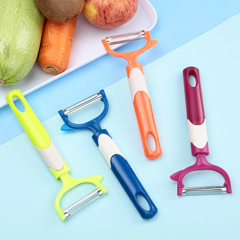 Afralia™ Stainless Steel Vegetable Peeler and Fruit Planer with Plastic Handle