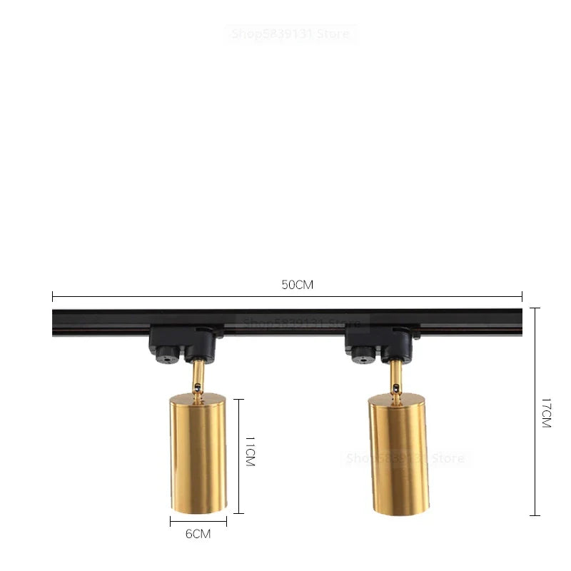 Afralia™ Modern Metal Track Lighting for Kitchen & Living Room