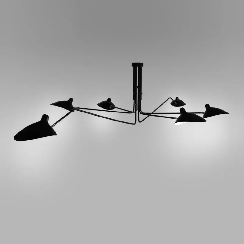 Afralia™ Nordic Iron Ceiling Chandelier Modern Industrial Light Fixtures