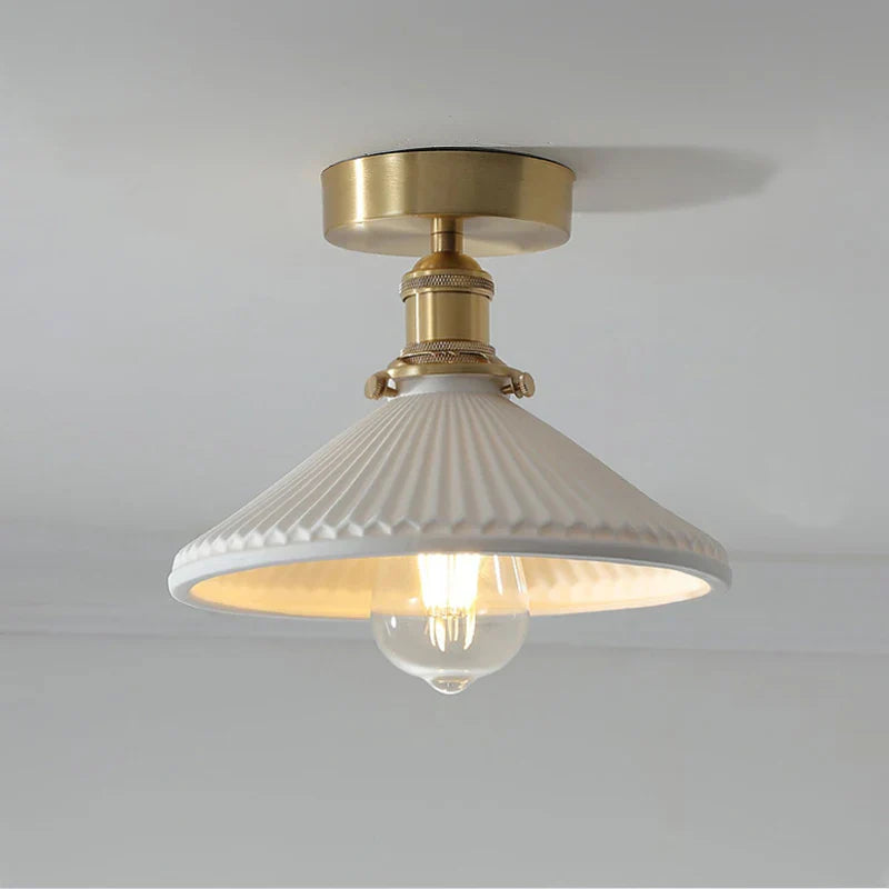 Afralia™ Japanese Ceramic Chandelier Lighting for Kitchen Dining Room Luxury Led Ceiling Lamp