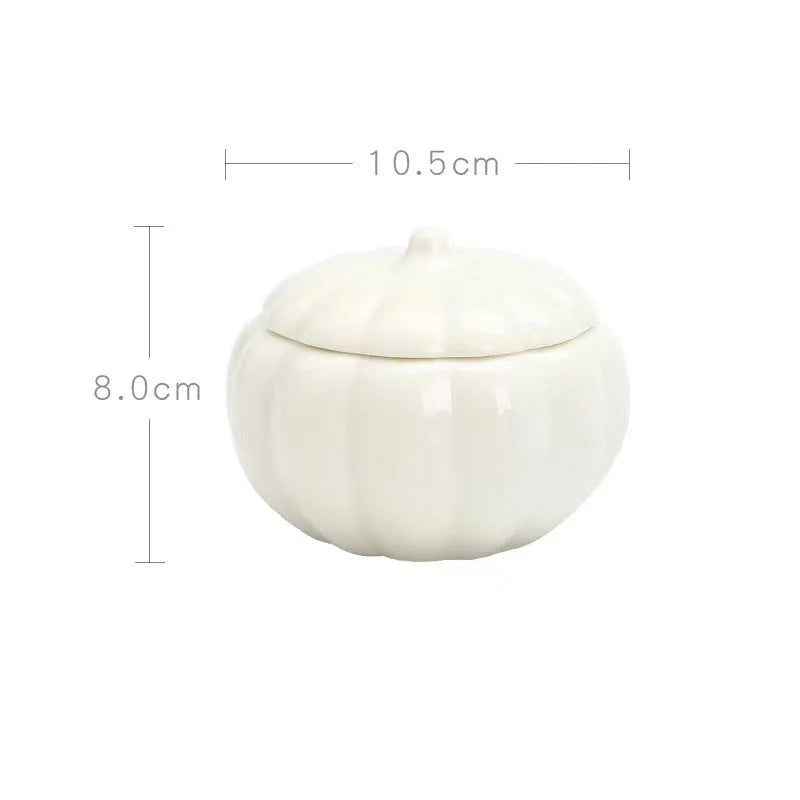Afralia™ Ceramic Pumpkin Candle Holders Desk Decoration Wedding Centerpieces