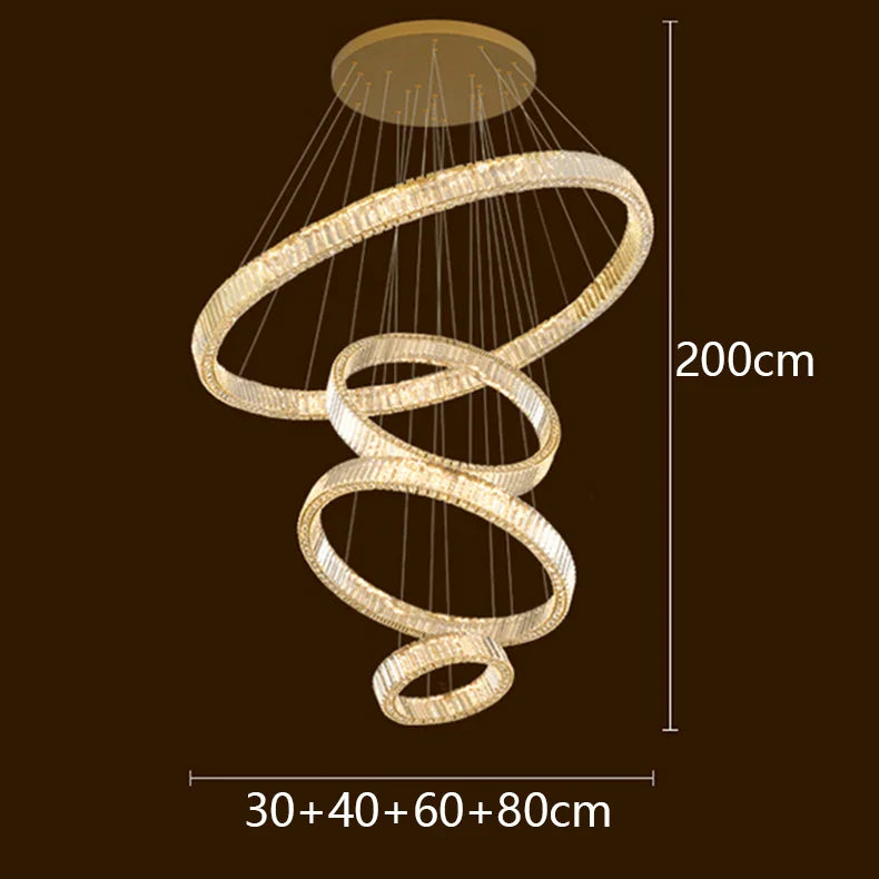 Afralia™ LED Chandelier for Modern Bedroom Living Room Decor Lighting