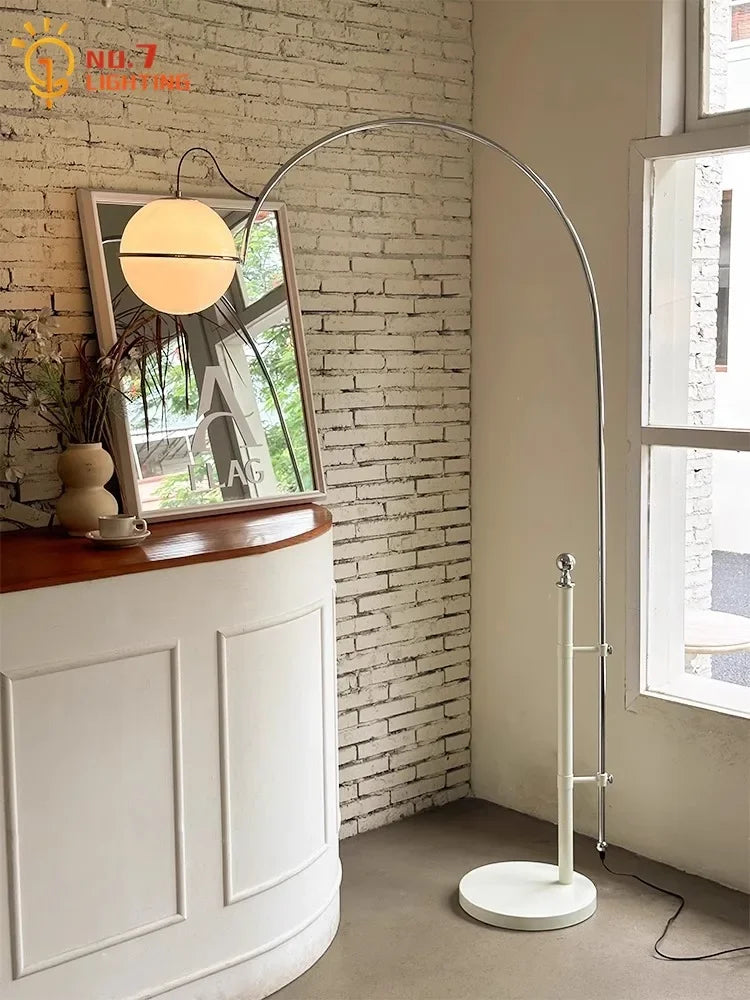 Afralia™ Cream Wind Floor Lamp LED E27 for Living Room Study
