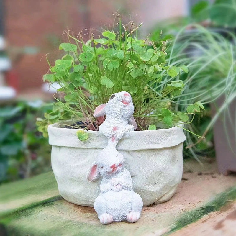 Afralia™ Bunny Succulent Planter Pot for Garden and Patio Decor