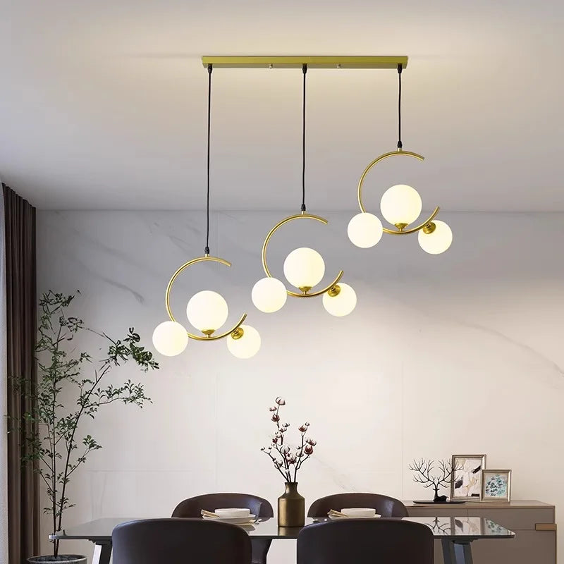 Afralia™ Modern LED Pendant Light Chandelier for Living and Dining Room Lighting