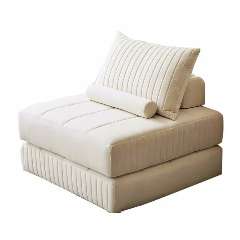 Afralia™ Luxury Corduroy Double Sofa Bed - Italian Style Retro Design