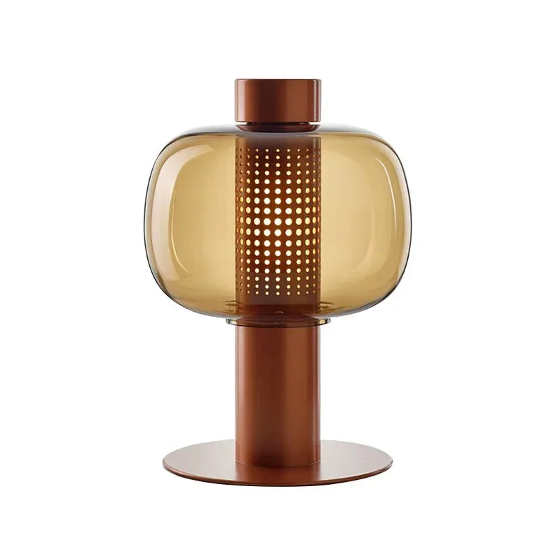 Afralia™ Glass Table Lamp Modern Design for Living Room and Bedroom