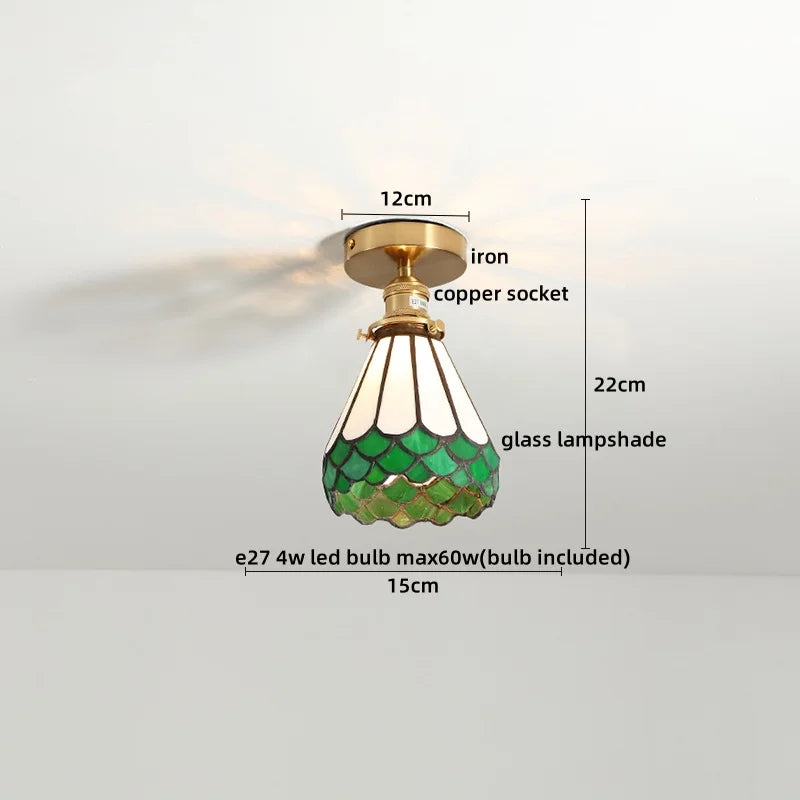 Afralia™ Glass LED Ceiling Lights Modern Art Decor for Home Living Room Lighting