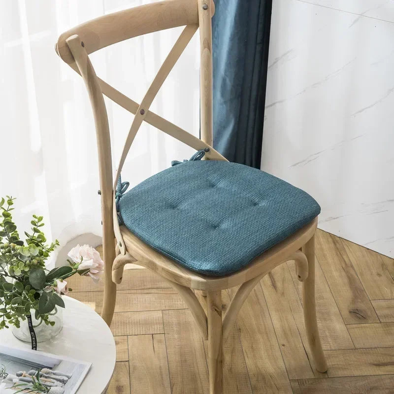 Afralia™ Dining Chair Cushions: Multi Color Seat Cushion with Straps for Outdoor & Dining Room