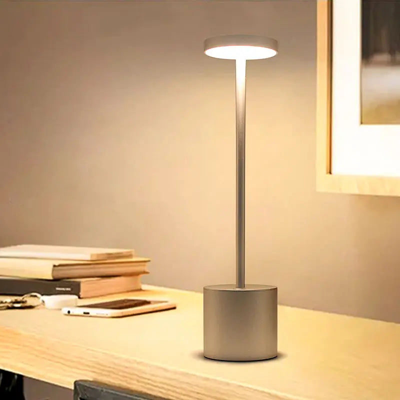 Afralia™ Rechargeable Dimming Bedside Lamp: Modern, Warm Light for Bedroom, Nursery, Reading