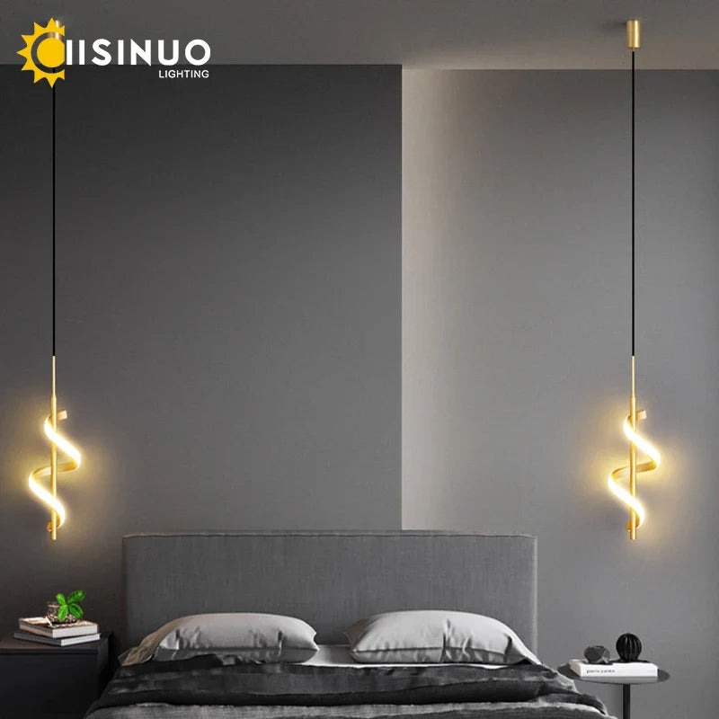 Afralia™ Gold Copper LED Wall Sconce for Bedroom Living Room Hallway