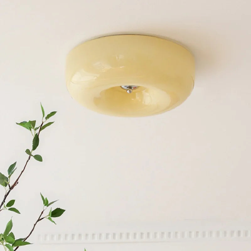 Afralia™ French Cream Ceiling Lamp for Children's Room and Bedroom