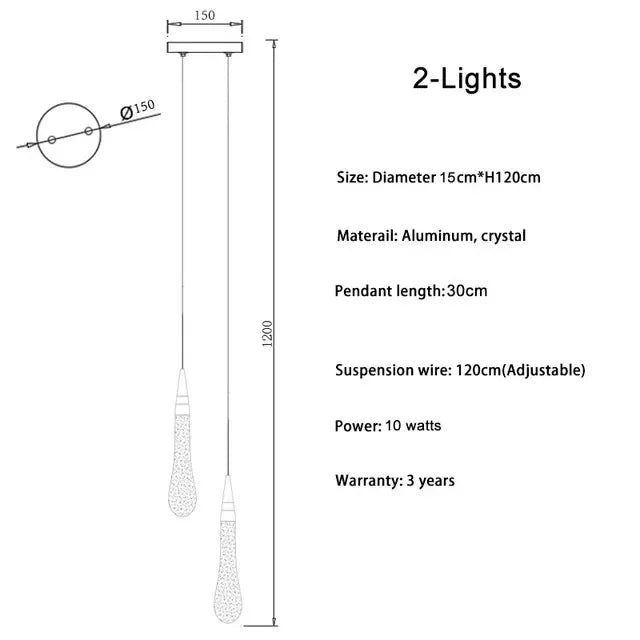 Afralia™ Crystal LED Chandelier: Modern Art Pendant Light for Restaurant, Bar, Staircase & Loft
