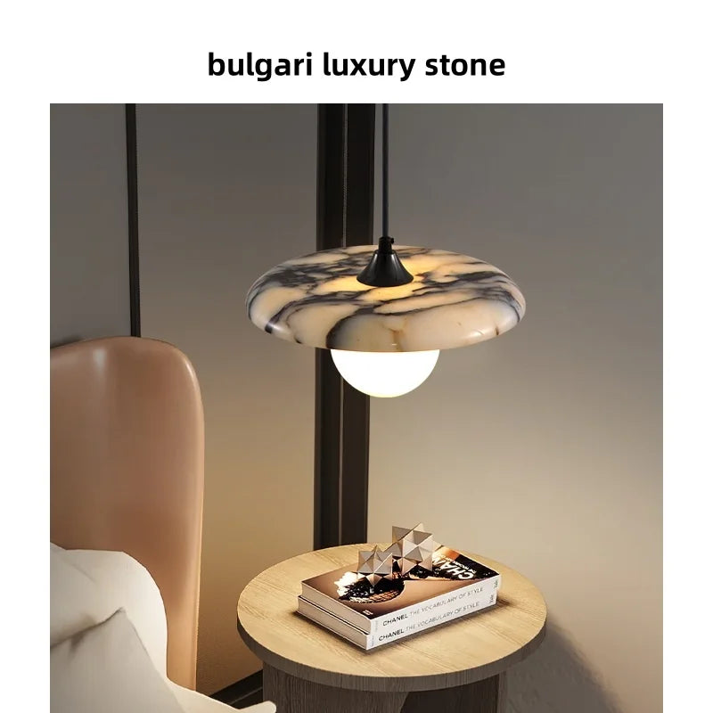 Afralia™ White Glass Globe LED Pendant Lights - Modern Wabi Sabi Bedroom Bar Hang Lamp