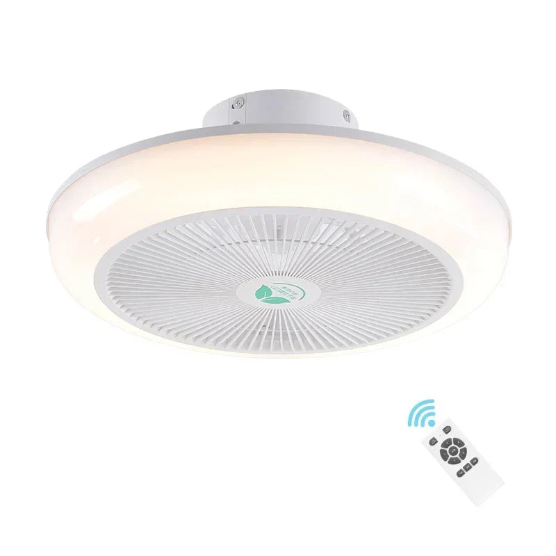 Afralia™ Invisible Blade LED Ceiling Fan with Light