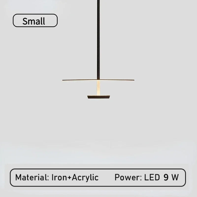 Afralia™ Minimalist LED Pendant Chandelier for Bedroom Kitchen Island Dining Room