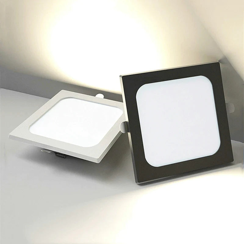 Afralia™ Square LED Downlights: Ultra-thin 9W/12W/24W Ceiling Panel Lamps for Kitchen, Living Room & Bedroom