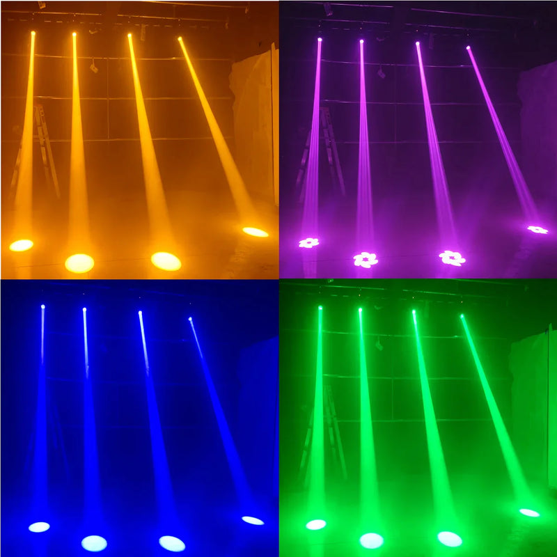 Afralia™ 150W Mini LED Moving Head Beam & Spot Light with 18 Rotating Prisms