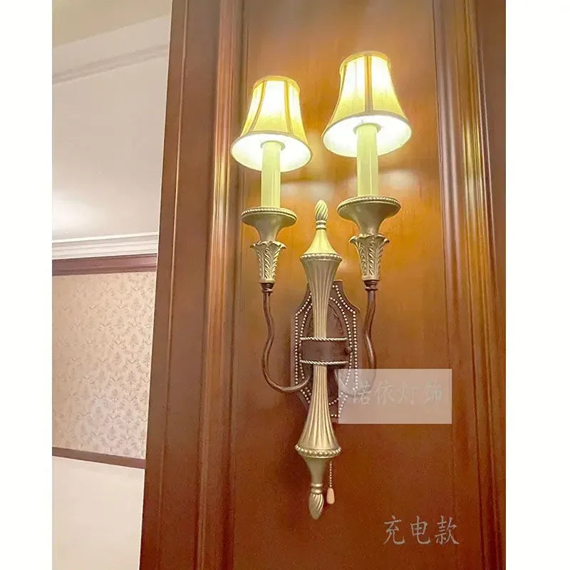 Afralia™ Copper Luxury Wall Lamp for Living Room and Corridor