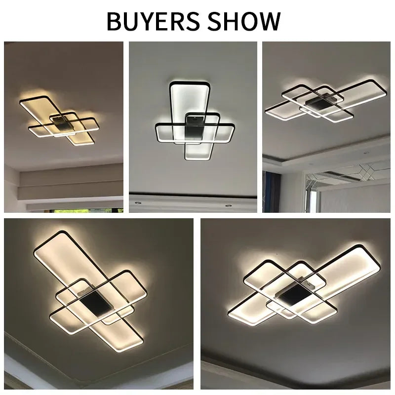 Afralia™ Dimmable Ceiling Chandeliers for Living Bedroom Dining Room Lighting