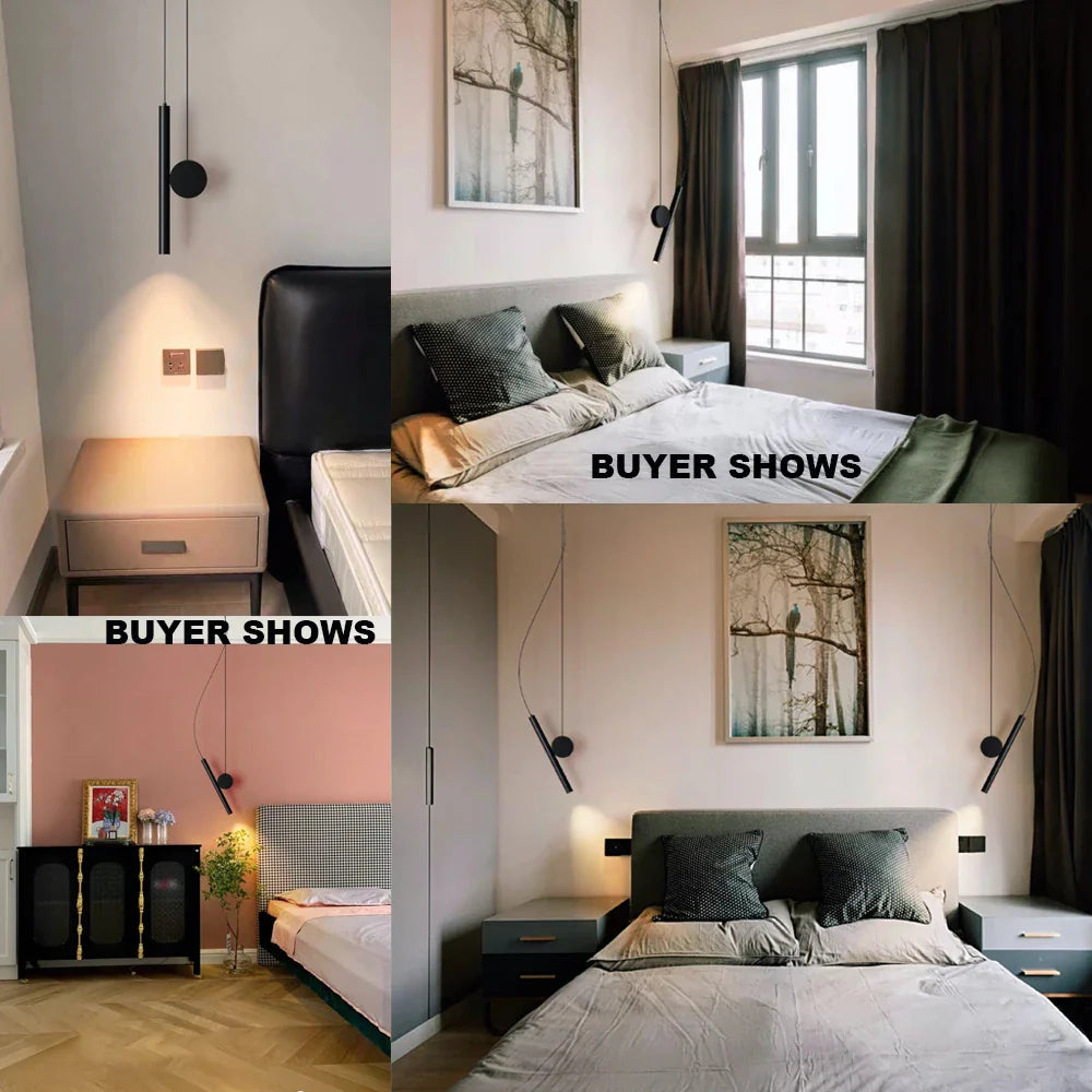 Afralia™ Modern Adjustable Pendant Lights for Kitchen Island Bedroom Living Room