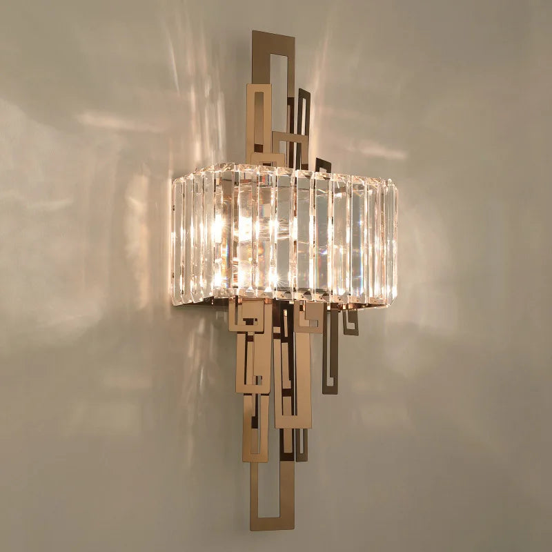 Afralia™ Crystal Wall Lamp: Modern Nordic Indoor Lighting for Living Room, Bedroom, and Staircase