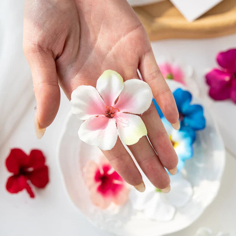 Silk Cherry Blossom Heads | Home Wedding Decor Fake Flowers by Afralia™