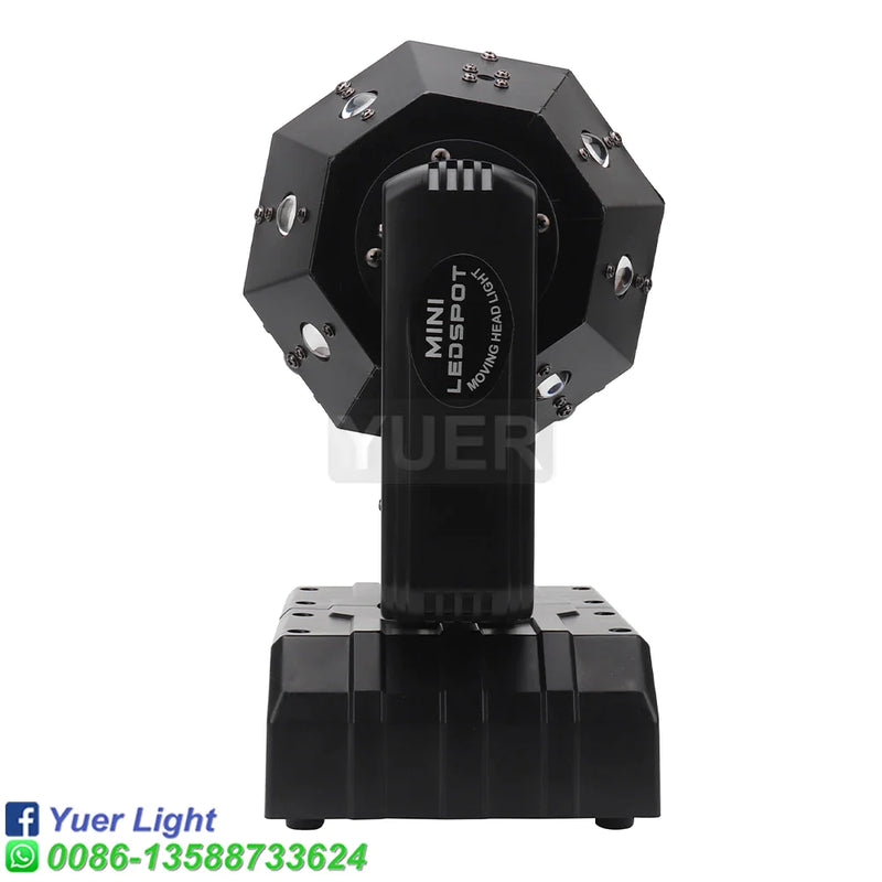 Afralia™ Disco Ball Lights LED Moving Head Football Light Nightclub Stage Lighting