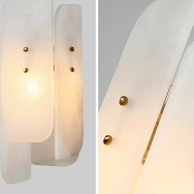 Afralia™ Marble Pendant Lights with Adjustable Copper Wire and E27 Bulb