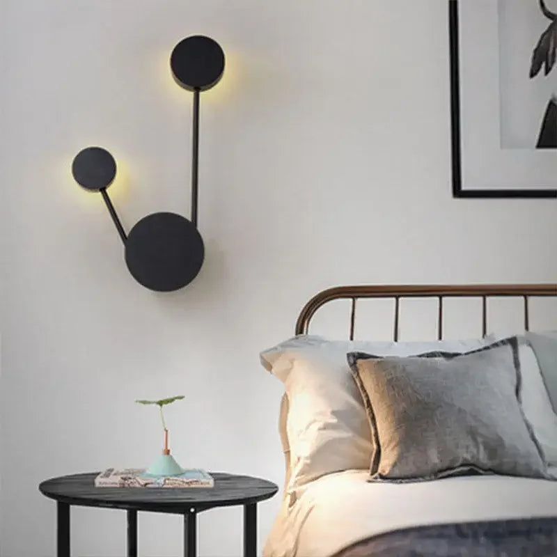 Afralia™ Creative Line RGB Led Wall Lamp for Living Room, Bedroom, Nordic Minimalism