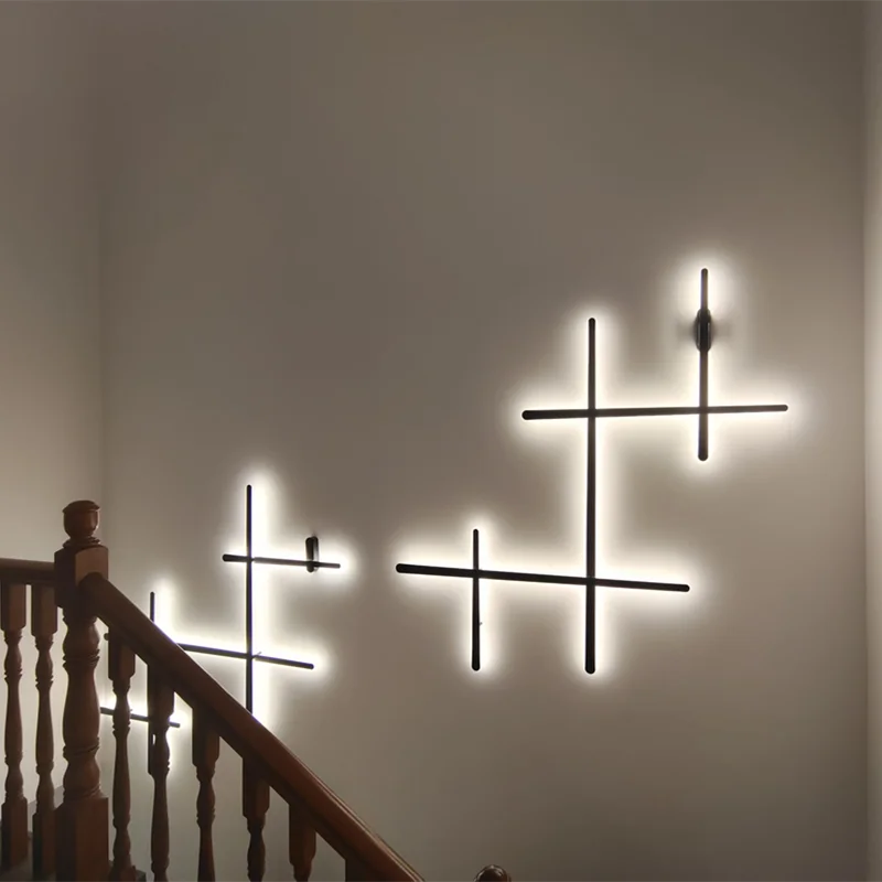 Afralia™ Minimalist Aluminum Wall Lamp for Bedroom & Living Room Décor