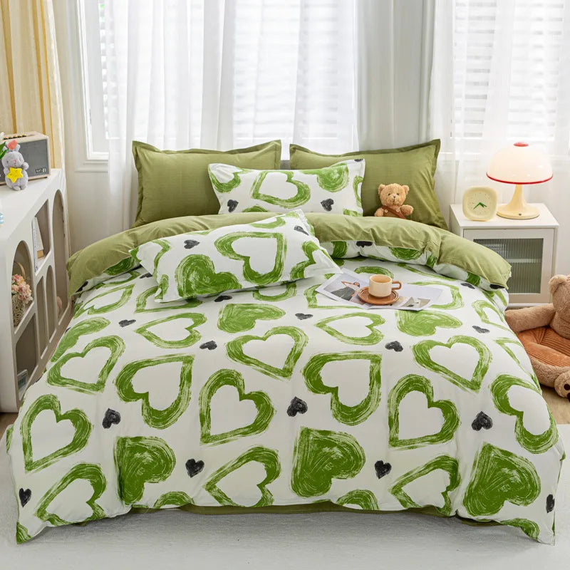 Afralia™ Animal Pattern Bedding Set - King/Queen Size Quilt Set for Comfortable Home.