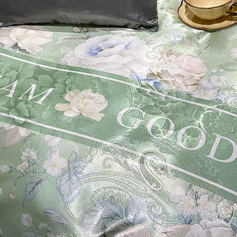 Afralia™ Silky Satin Cooling Bedding Sets for Double King Beds.