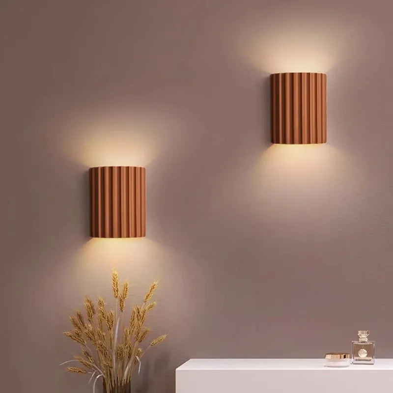 Afralia™ LED Resin Wall Sconces Minimalist Illumination for Entryway Living Bedroom