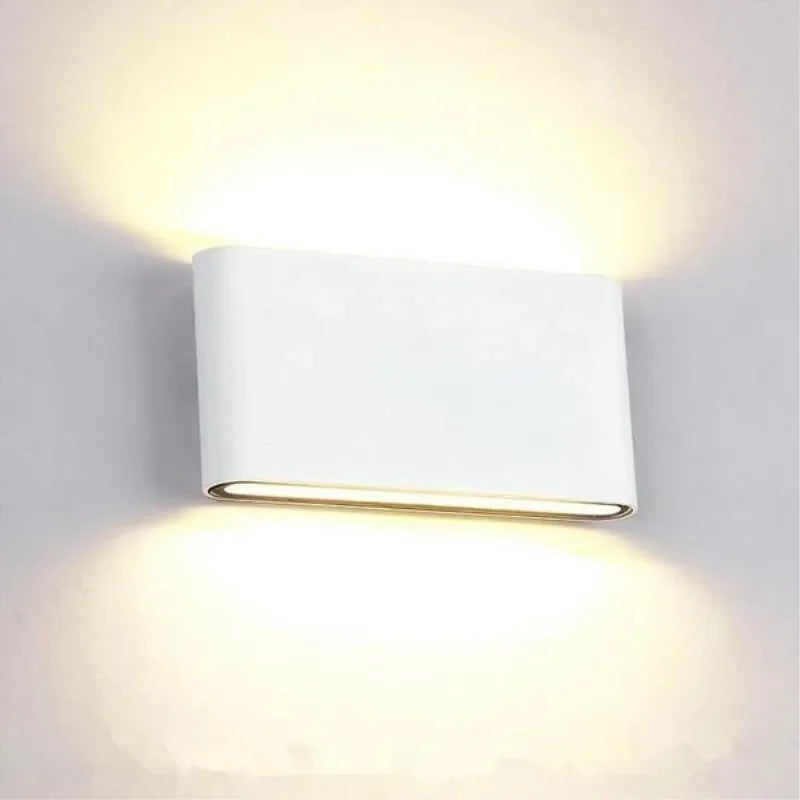 Afralia™ Outdoor LED Wall Lamp Up Down IP65 Waterproof Aluminum Sconces