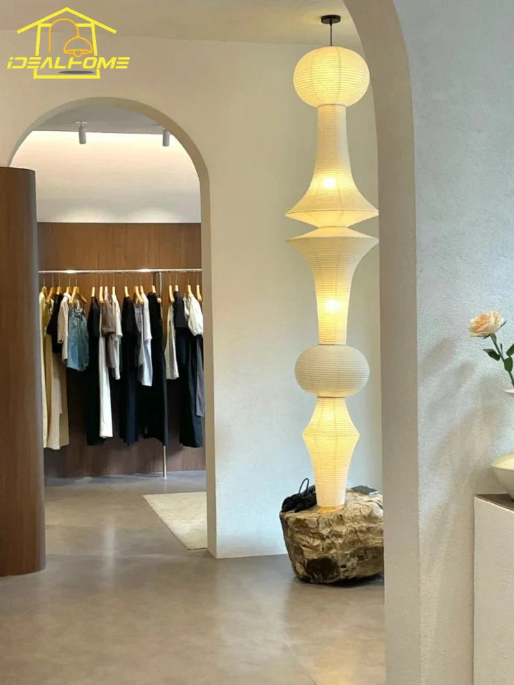 Afralia™ Noguchi Yong LED Pendant Lights: Modern Hanging Lamp for Living Room, Staircase, Loft