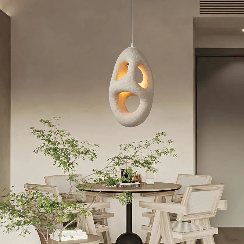 Afralia™ Nordic Japanese Handmade Pendant Chandelier for Modern Living Spaces