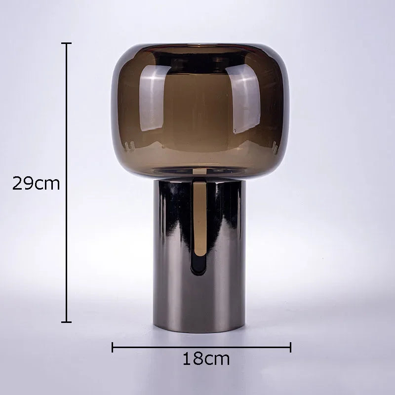 Afralia™ Dark Glass Vase for Desk Decor, Creative Hydroponics Floral Ornaments