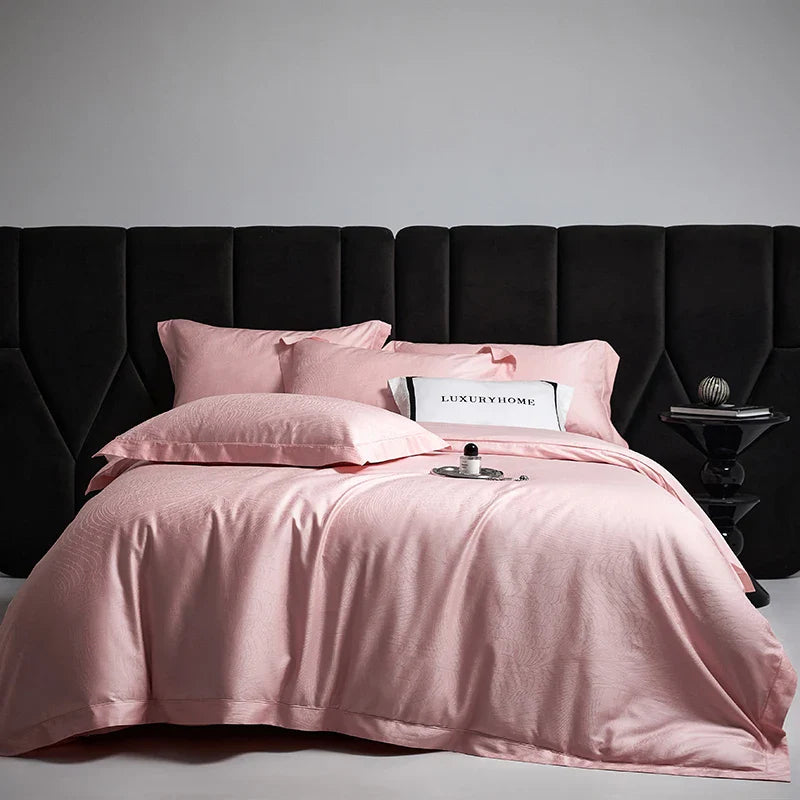 Afralia™ Silky Egyptian Cotton Luxury Bedding Set - Queen King Size Duvet Cover Sheet Pillowcases