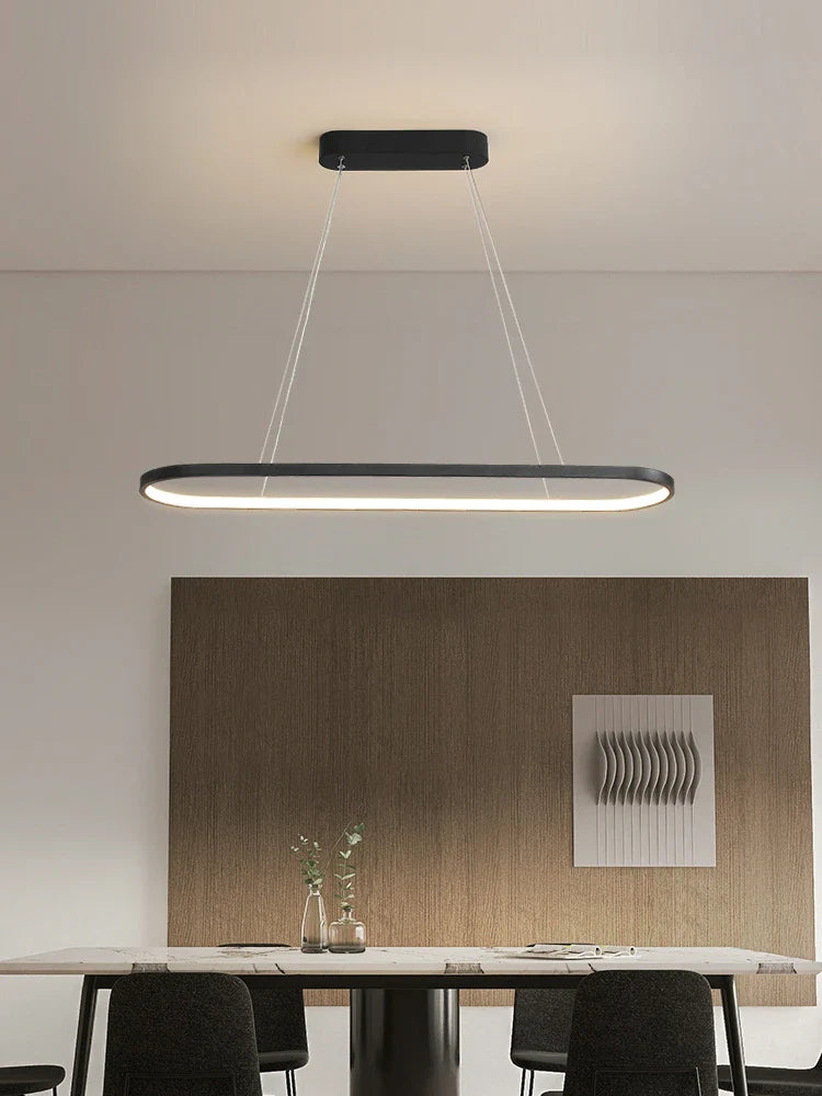 Afralia™ Modern LED Chandeliers for Kitchen Dining Living Room Ceiling Pendant Light