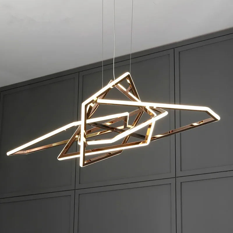 Afralia™ Luxury Foyer LED Pendant Lights for Villa Dining Room Decor