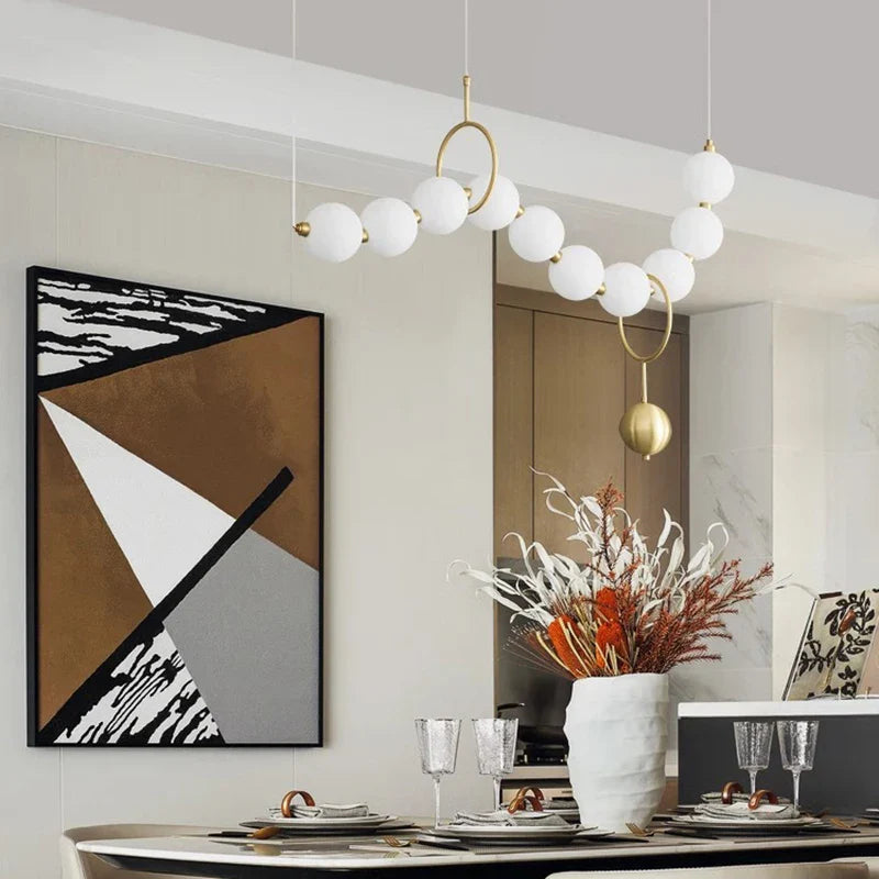 Afralia™ Modern Dine Room Pendant Lights Indoor Lighting Chandelier Ceiling Lamp